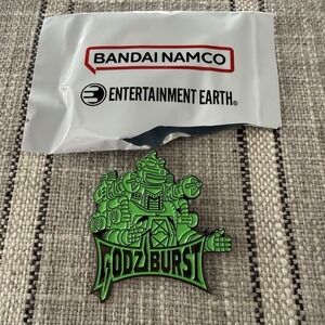 2026 SDCC Godziburst Mechagodzilla Kiryu Enamel Pin Bandai Promo Exclusive
